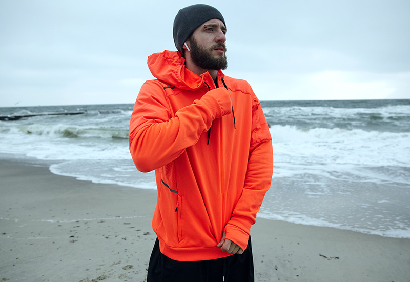 Image a man who is cold