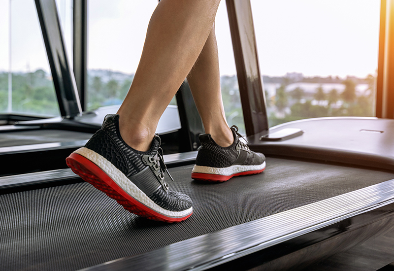 Image of a man on a treadmil
