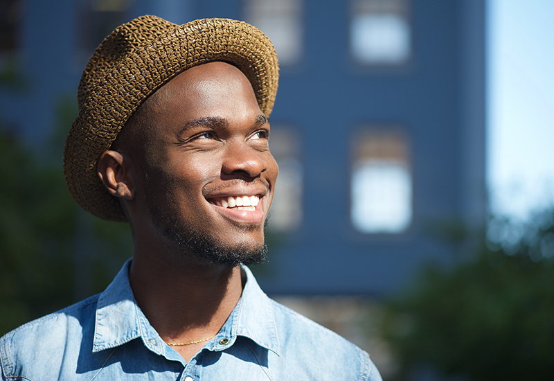 Image of a man smiling