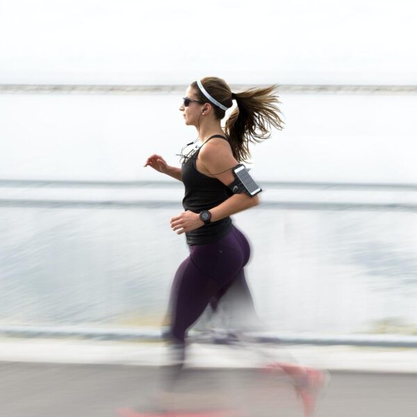 image of a woman running