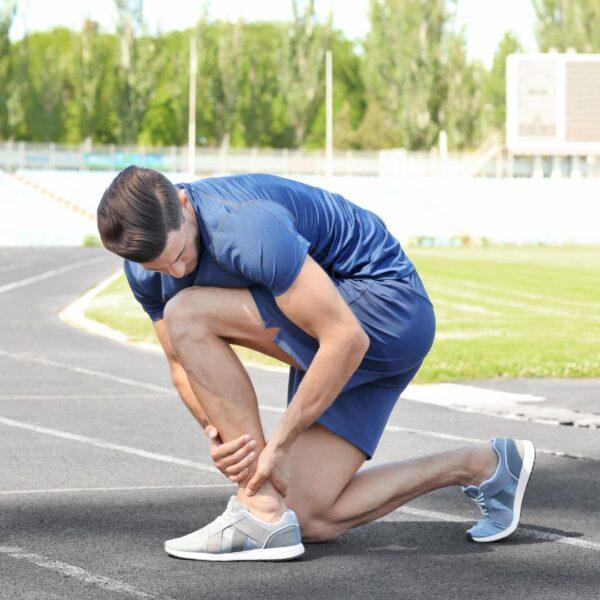 img of a man on a track