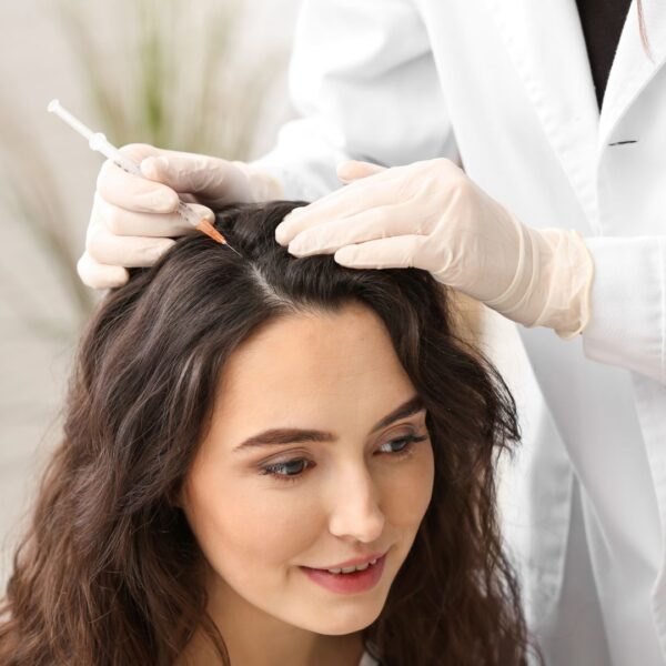 img of a woman getting treatment