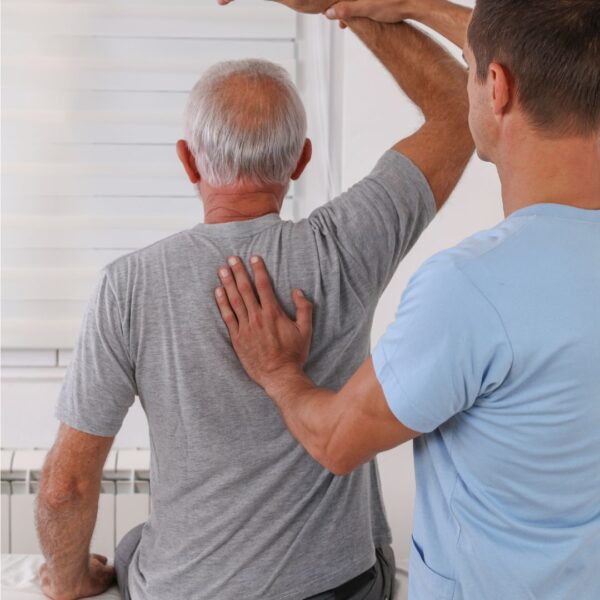 Extending range of motion with arms