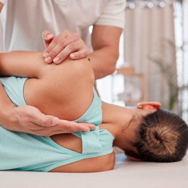 Chiropractic care on woman