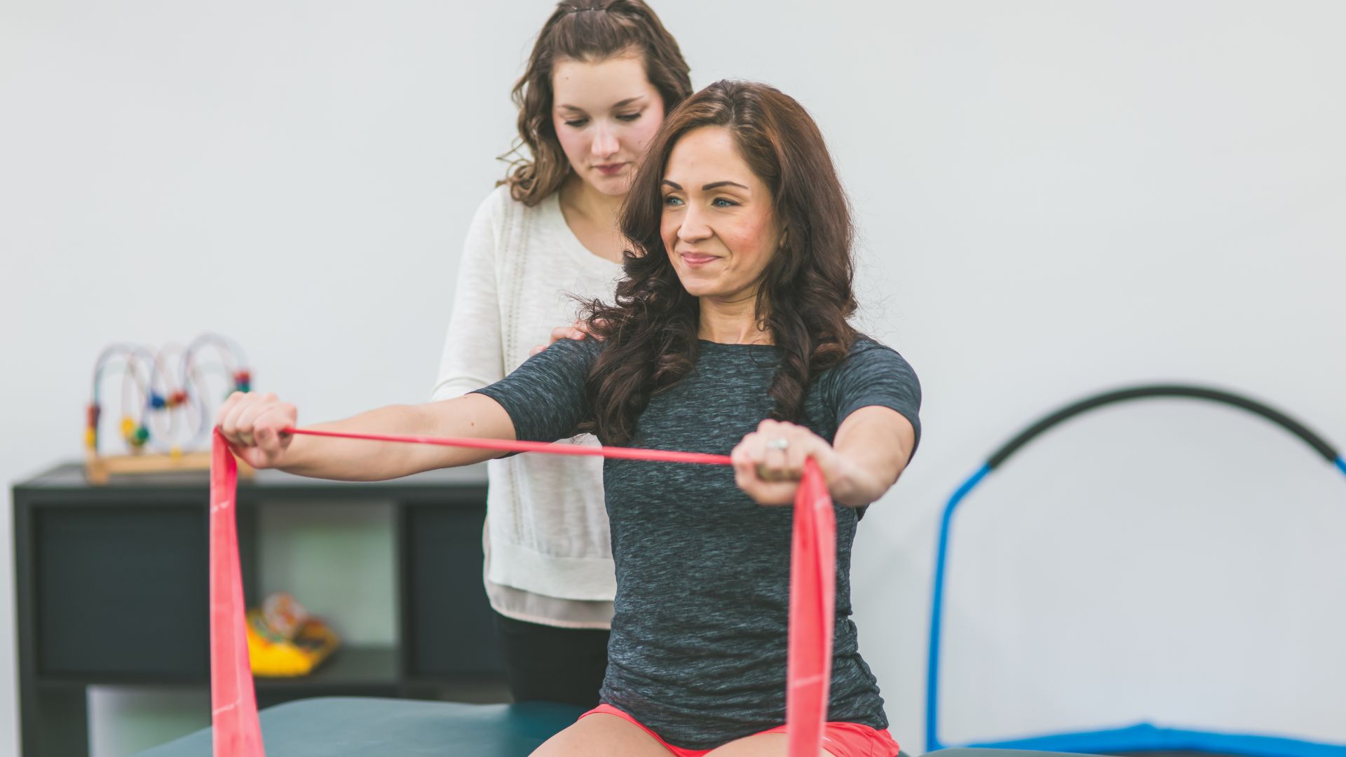 Physical therapy sessions.