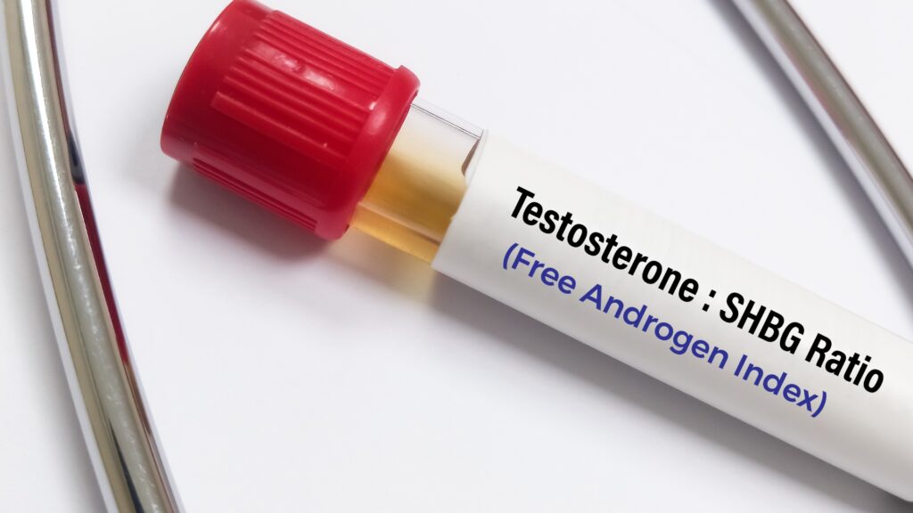 Tube of testosterone