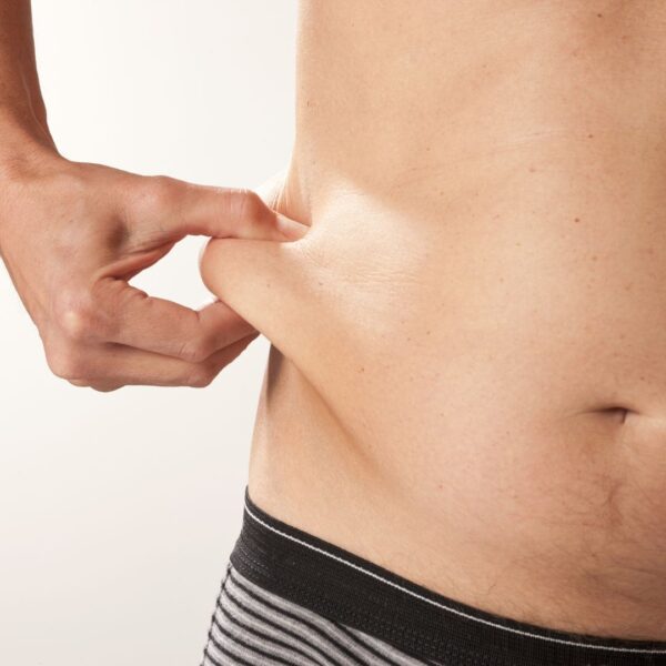 a man with love handles