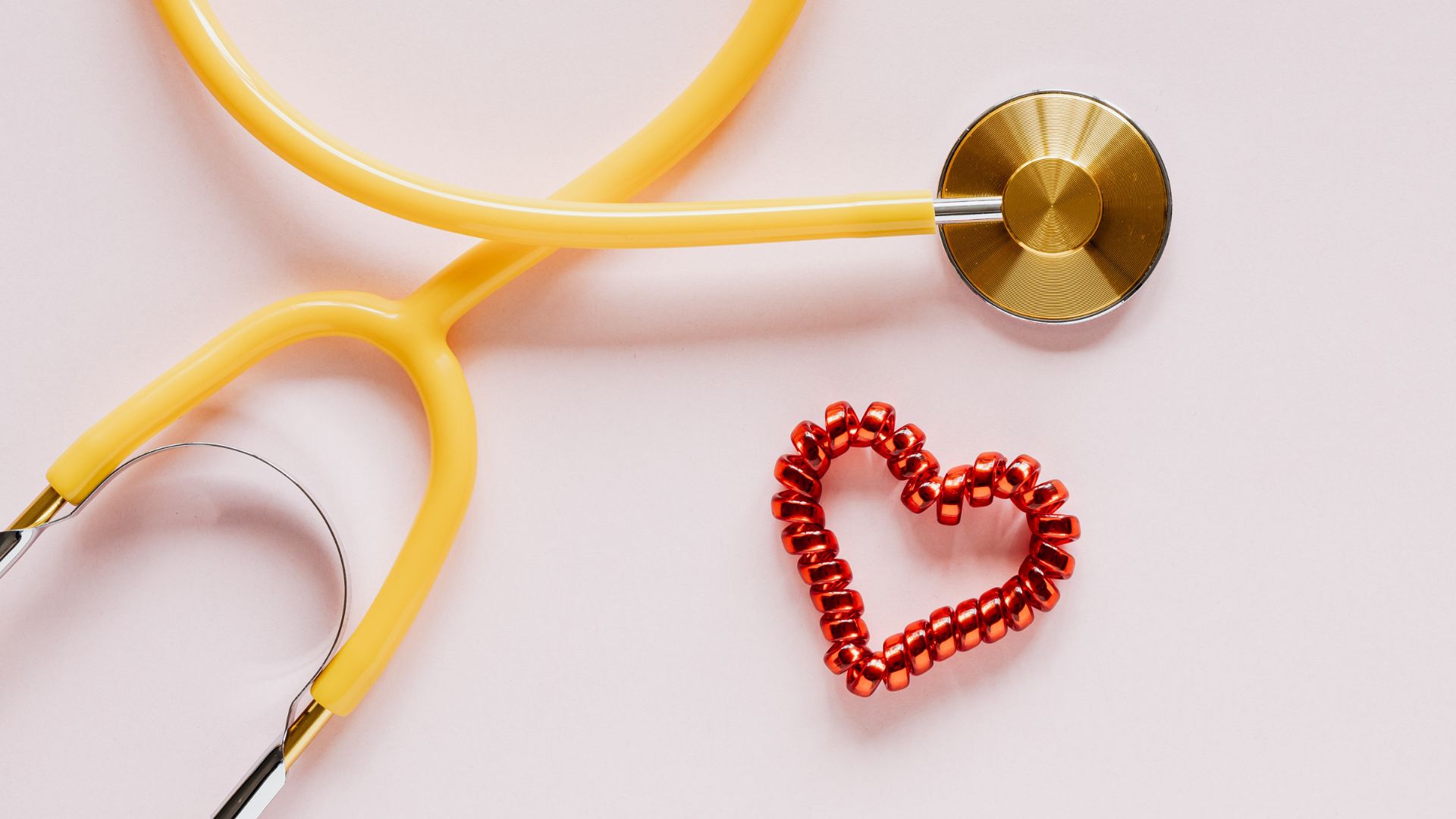 stethoscope and red heart